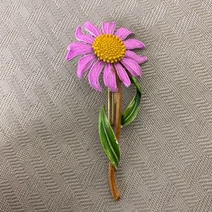 Vintage Flower Brooch
